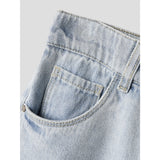 Name It Light Blue Bleached Denim Nkfbella Skater Xwide Jeans 3111-Za Noos