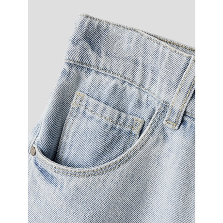 Name It Light Blue Bleached Denim Nkfbella Skater Xwide Jeans 3111-Za Noos