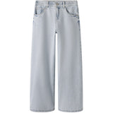 Name It Light Blue Bleached Denim Nkfbella Skater Xwide Jeans 3111-Za Noos