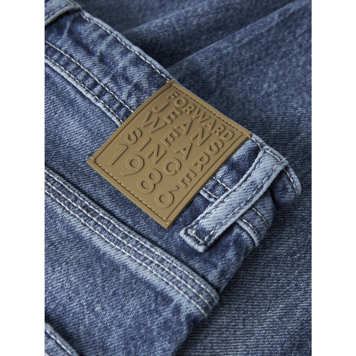 Name It Medium Blue Denim Nkmryan Straight Jeans 8050-Az Noos