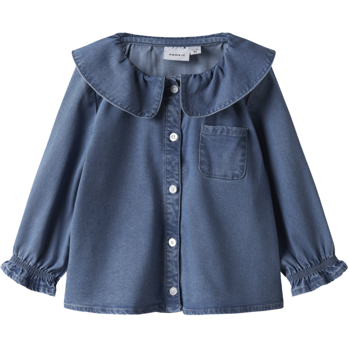 Name It Medium Blue Denim Nmfsophy Ls Dnm Shirt 2533-Yb T