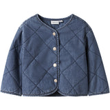Name It Dark Blue Denim Nmfjuliette Quilt Dnm Jacket 6016-Pa B