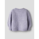 Name It Lavender Gray Nmfbatrilla Ls Knit Card