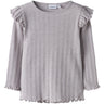 Name It Lilac Marble Melange Nmfblitta Ls Xsl Top