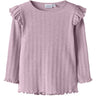 Name It Dawn Pink Melange Nmfblitta Ls Xsl Top
