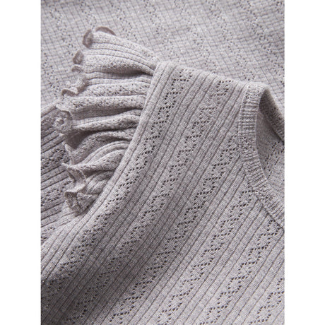 Name It Lilac Marble Melange Nmfblitta Ls Xsl Top