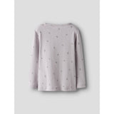 Name It Lilac Marble Nmfberries Ls Slim Top