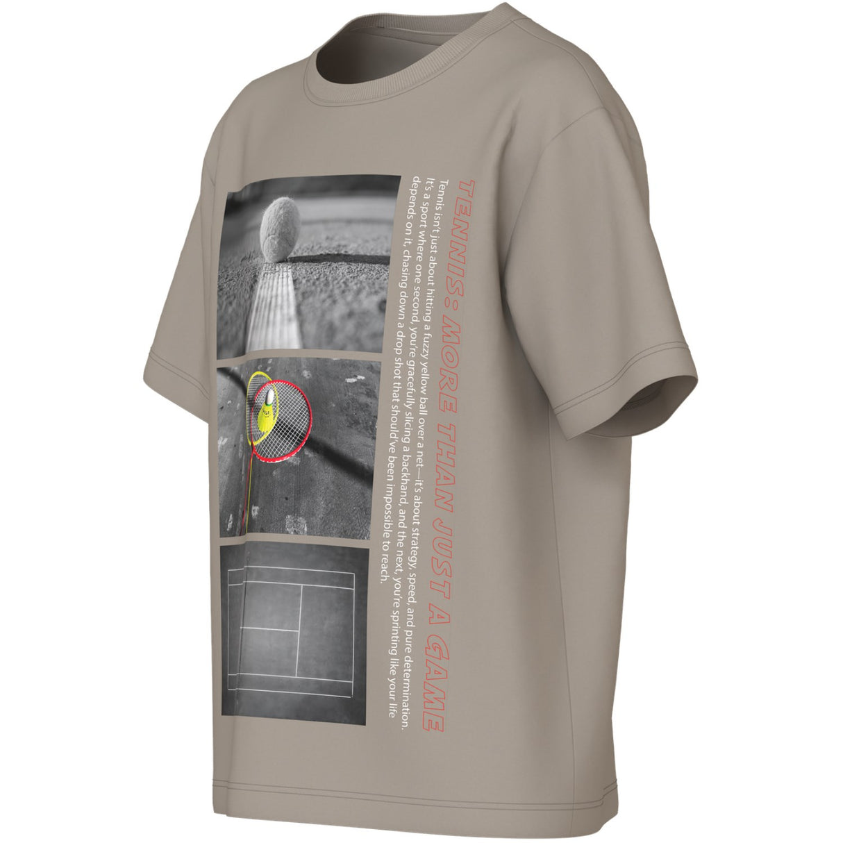 Name It Vintage Khaki Tennis Nkmvoto Ss Nreg Top
