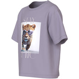 Name It Lavender Gray Stay Chic Nkfvotea Ss Nreg Top