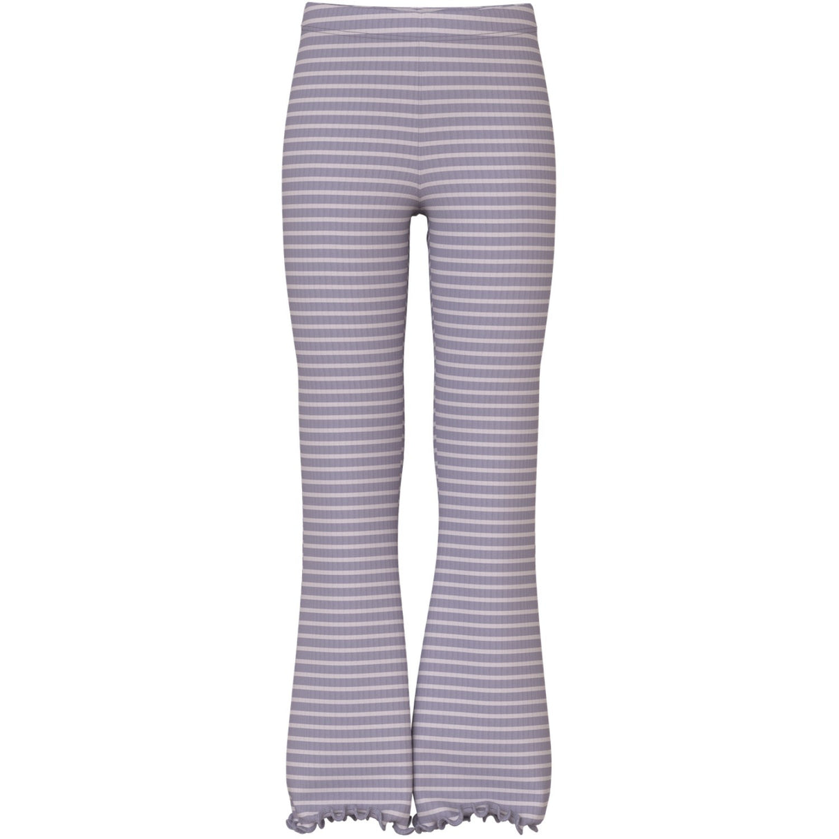 Name It Lavender Gray Lilac Marble Stripe Nkfvemma Flare Pants