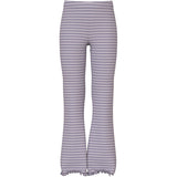 Name It Lavender Gray Lilac Marble Stripe Nkfvemma Flare Pants