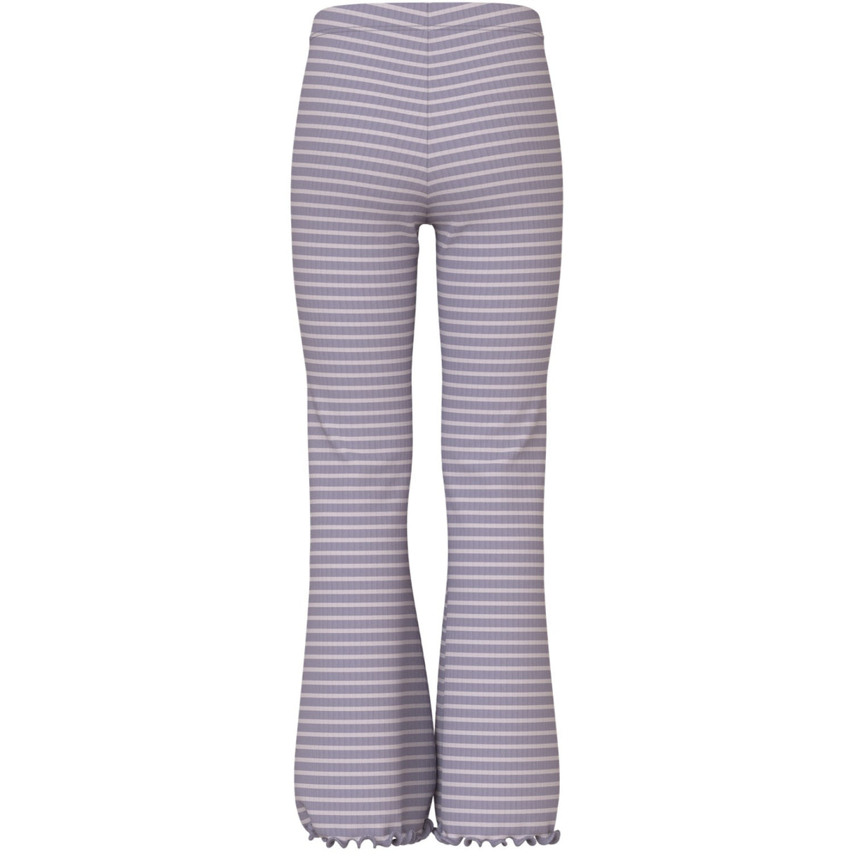 Name It Lavender Gray Lilac Marble Stripe Nkfvemma Flare Pants