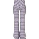 Name It Lavender Gray Lilac Marble Stripe Nkfvemma Flare Pants