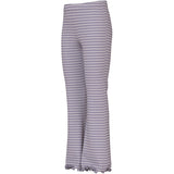 Name It Lavender Gray Lilac Marble Stripe Nkfvemma Flare Pants