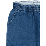 Konges Sløjd Denim Blue Magot Frill Pants GOTS