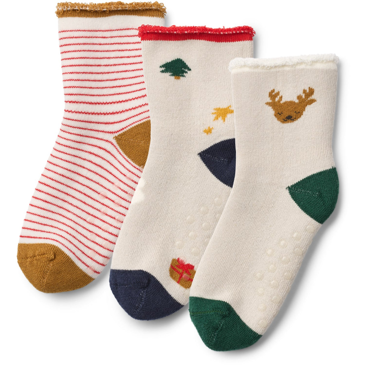 LIEWOOD Holiday / Sandy Eloy Baby Socks 3-Pack