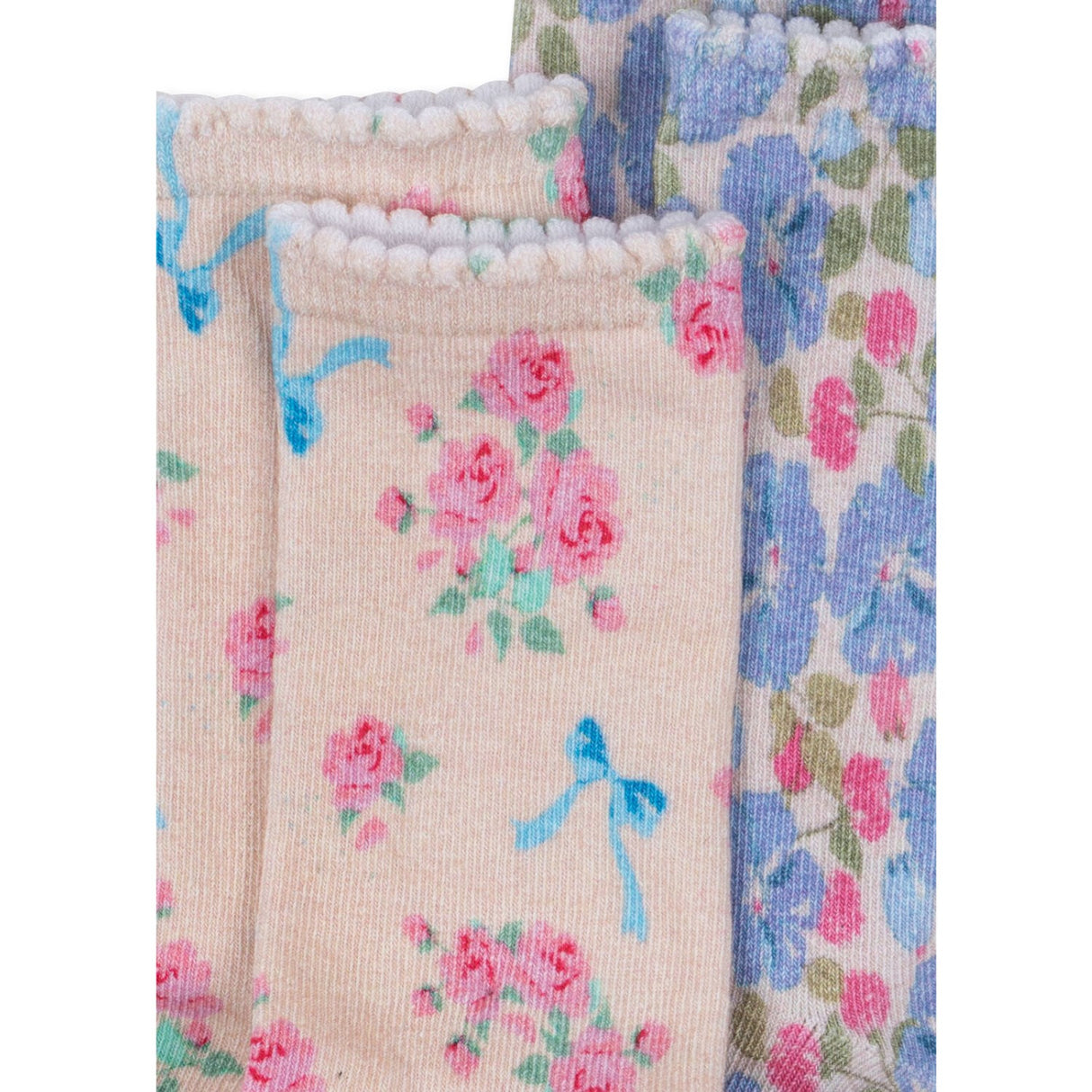 Konges Sløjd Blue Mix 2 Pack Printed Socks