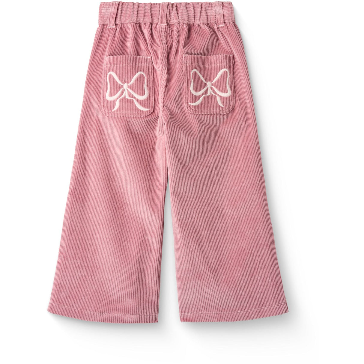 COPENHAGEN COLORS Rose Comb Corduroy Pant W. Wide Leg & Emb. At Backside Pocket