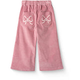COPENHAGEN COLORS Rose Comb Corduroy Pant W. Wide Leg & Emb. At Backside Pocket