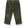 COPENHAGEN COLORS Dk Green Corduroy Pant W. Adj. Waist