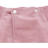 COPENHAGEN COLORS Rose Comb Corduroy Baby Set W. Emb.