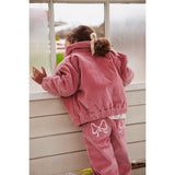 COPENHAGEN COLORS Rose Comb Corduroy Pant W. Wide Leg & Emb. At Backside Pocket