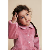 COPENHAGEN COLORS Rose Comb Corduroy Blouse W. Emb.