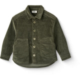 COPENHAGEN COLORS Dk Green Corduroy Overshirt