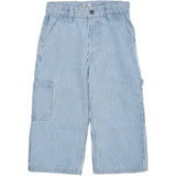 COPENHAGEN COLORS Denim Blue Stripe Y/D Stripe Twill Cargo Pants W. Adj. Waist