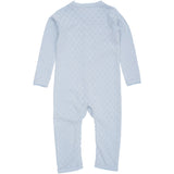 COPENHAGEN COLORS Dusty Blue Pointelle Heart Full Body