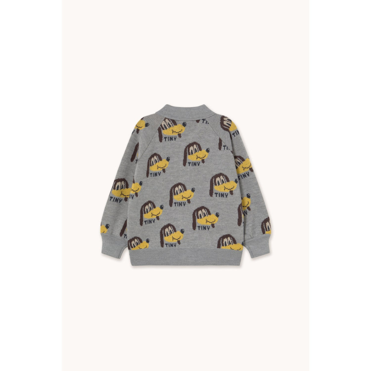 TinyCottons Medium Grey Heather Dogs Cardigan