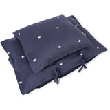 FILIBABBA Midnight Bed Linen Gots - Embroidered Christian The Whale