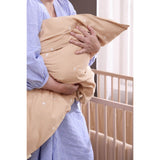 FILIBABBA Warm Grey Bed Linen Gots - Embroidered Christian The Whale