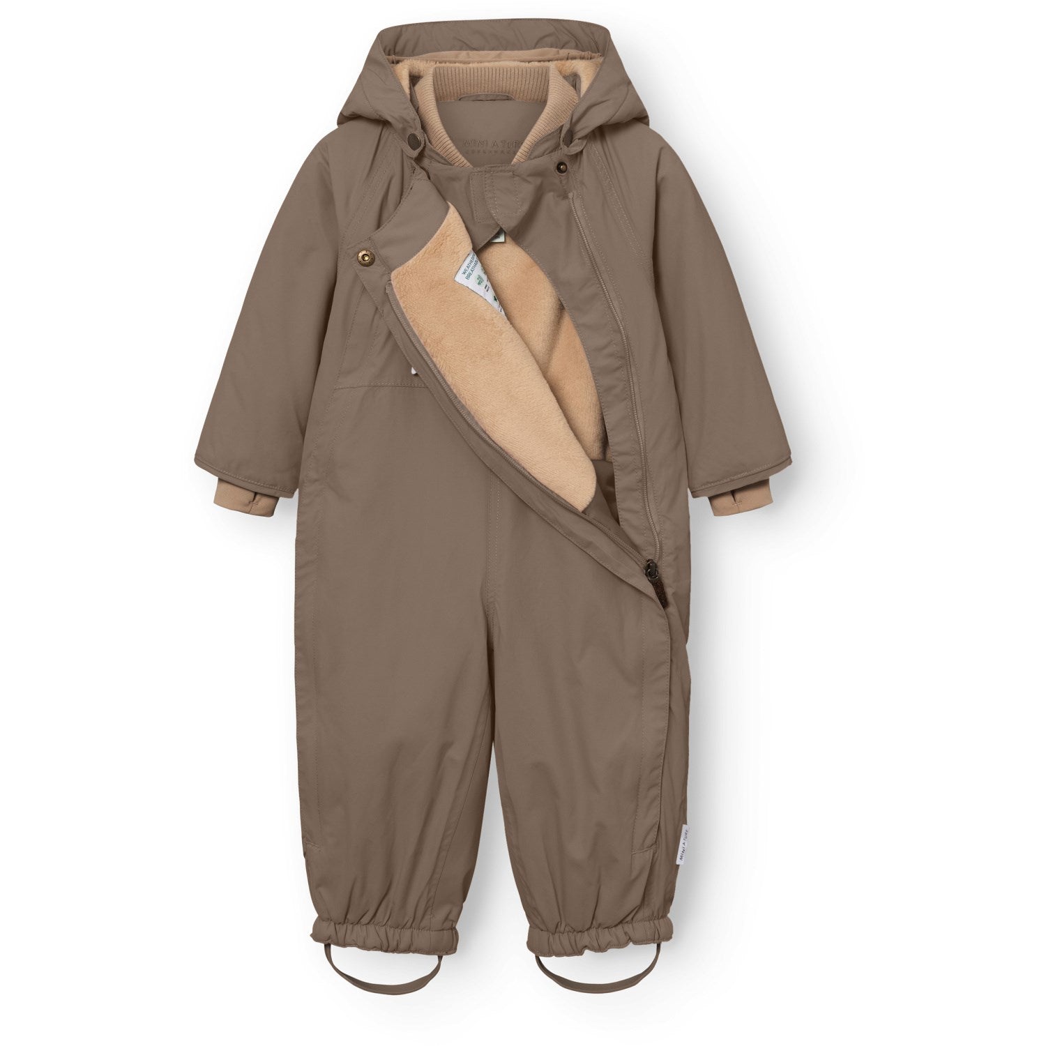 Buy Mini A ture Morel Grey Matwisti Fleece Lined Snowsuit. GRS