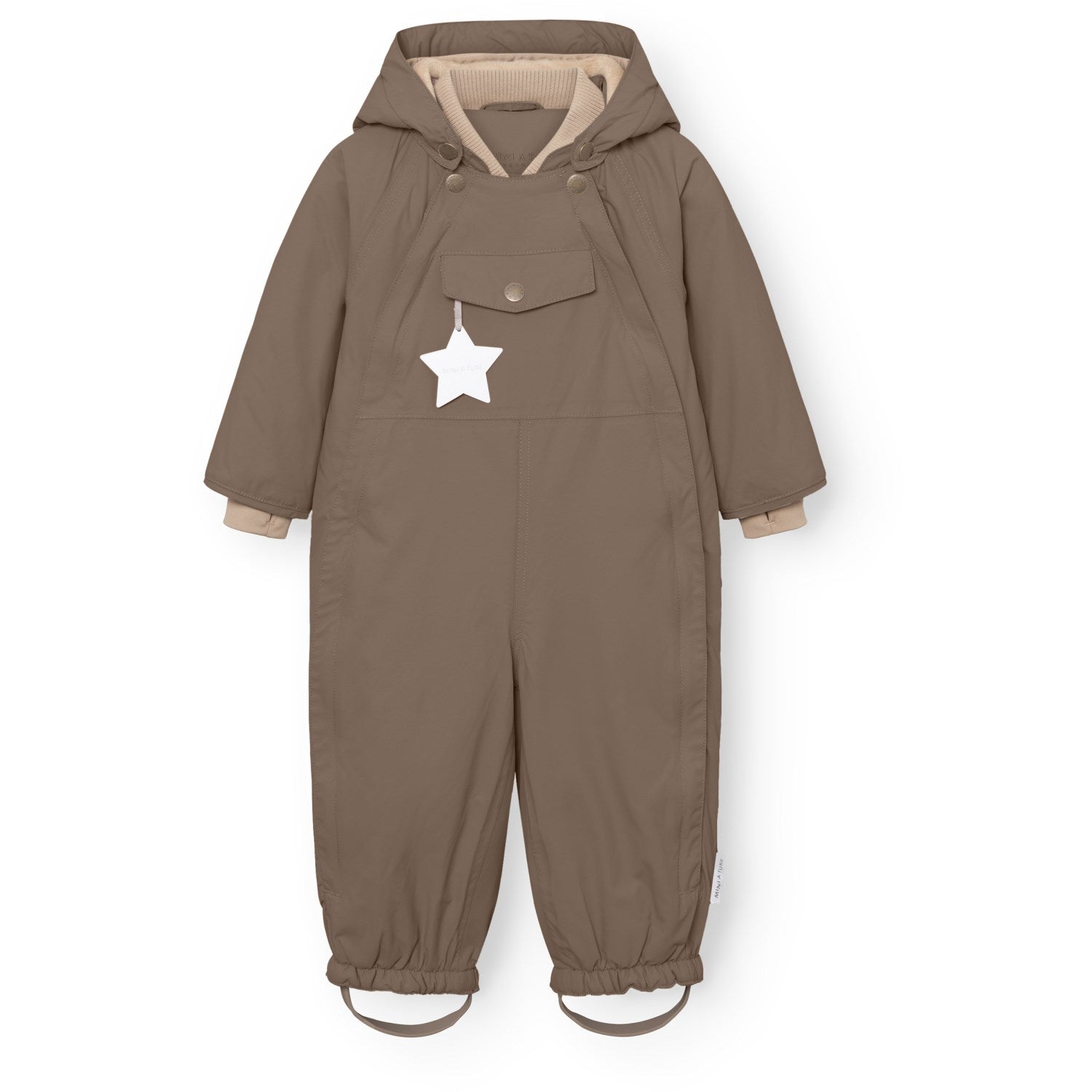Buy Mini A ture Morel Grey Matwisti Fleece Lined Snowsuit. GRS
