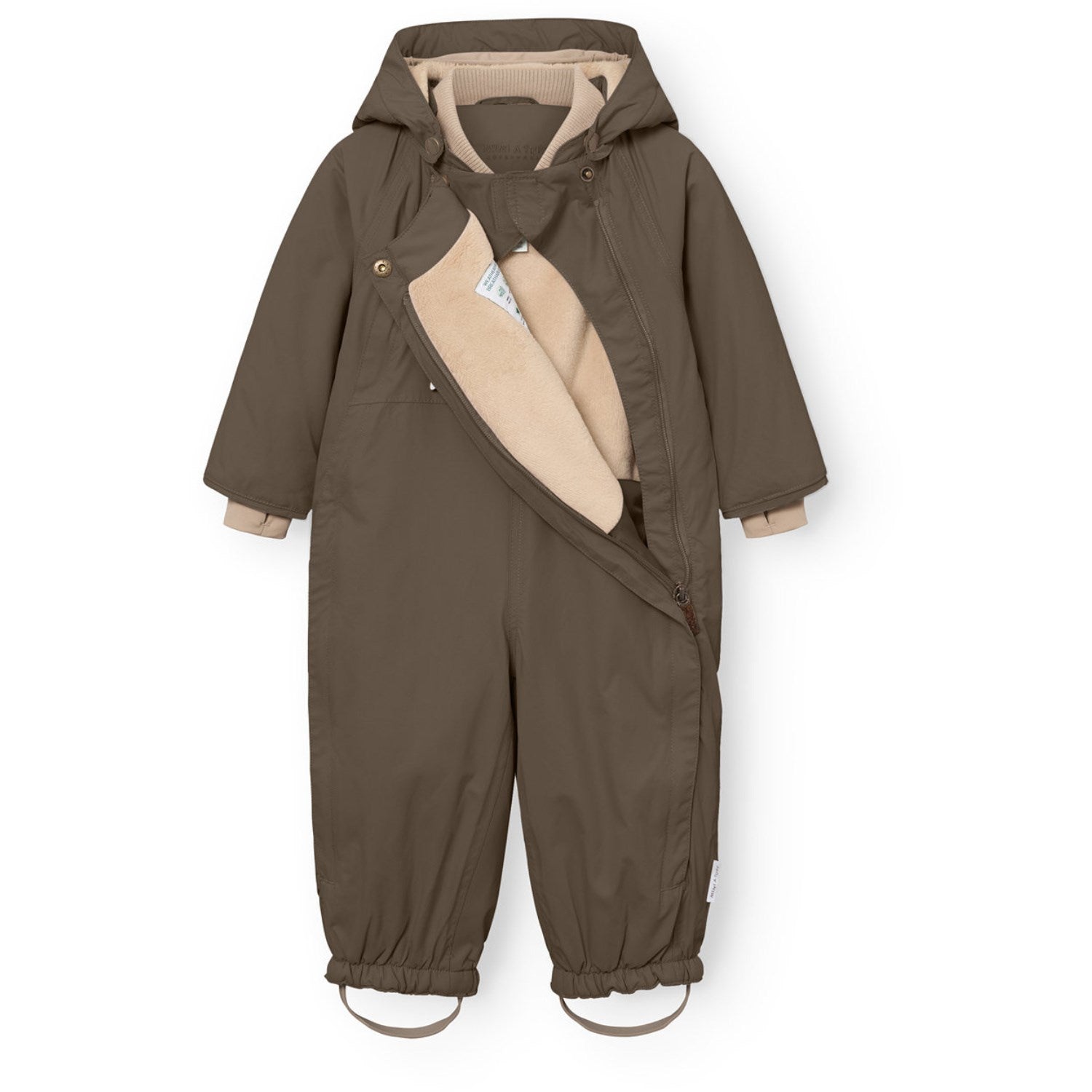 Buy Mini A ture Tarmac Green Matwisti Fleece Lined Snowsuit. GRS