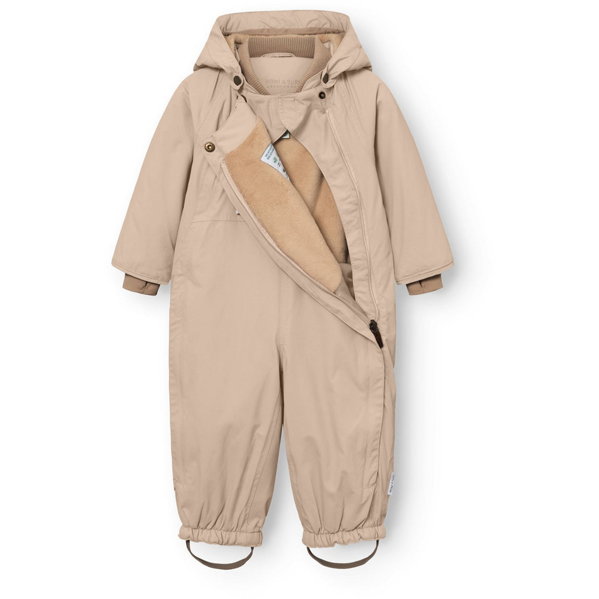 Mini A ture Savannah Tan Matwisti Fleece Lined Snowsuit. GRS