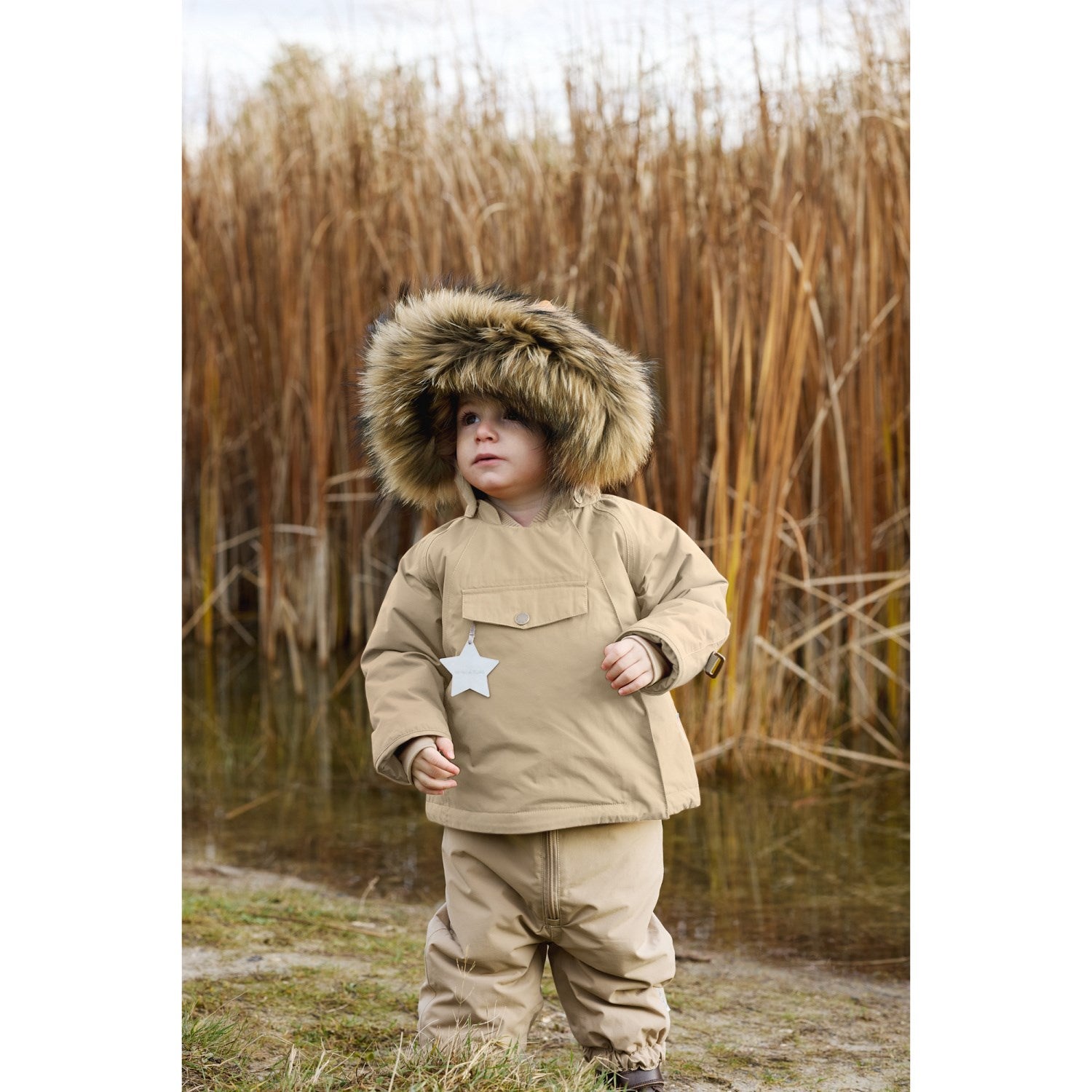 Buy Mini A ture Savannah Tan Matwang Fleece Lined Winter Jacket