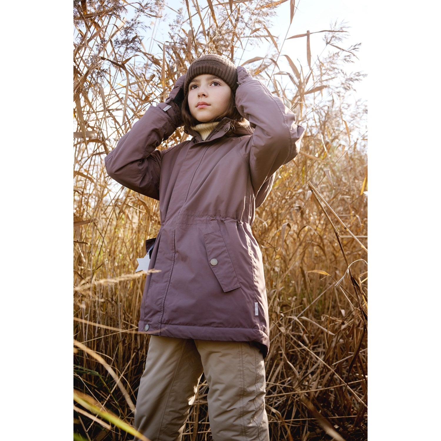 mini a ture   ジャンパー ジャケット アウター Buy Mini A ture Peppercorn Plum Matvikania Fleece Lined Winter