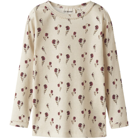 Lil'Atelier Turtledove Nmflavo Egi Ls Slim Top Lil