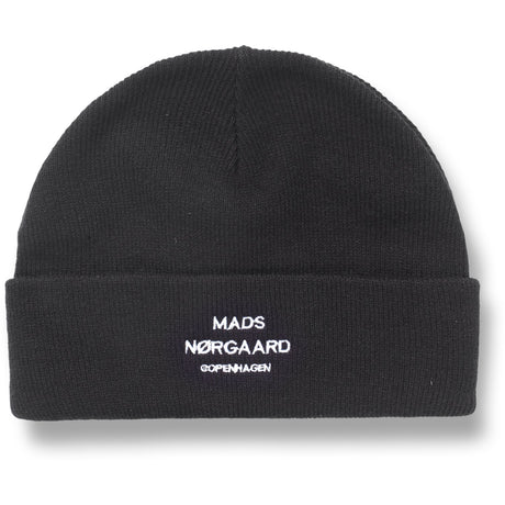 Mads Nørgaard Black Isak Ambas Logo Beanie