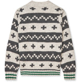 Mads Nørgaard Nature Melange/ Charcoal Melan Crash Keldino Reykavik Sweater