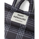 Mads Nørgaard Black/Vanilla Ice Light Ripstop Pillow Aop Bag