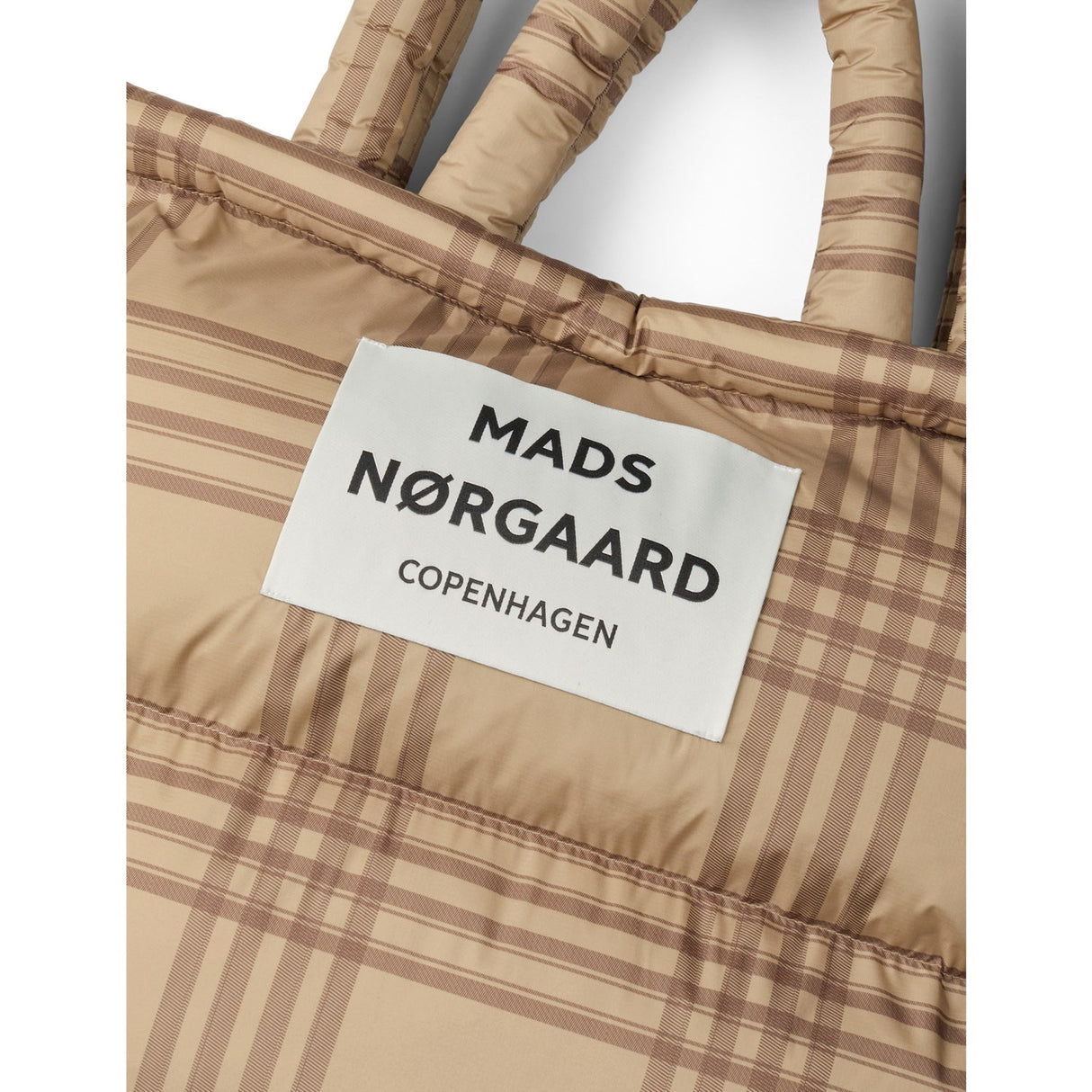 Mads Nørgaard Cornstalk/Cocoa Brown Light Ripstop Pillow Aop Bag