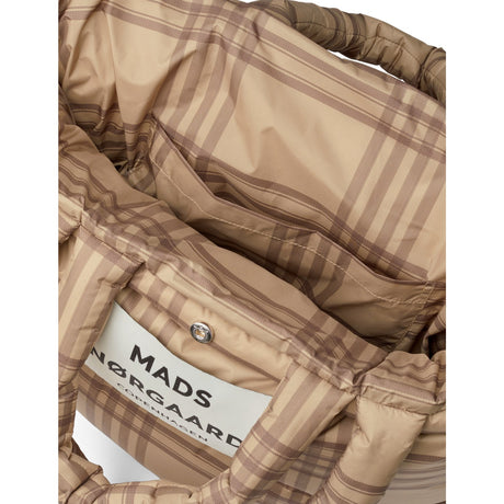 Mads Nørgaard Cornstalk/Cocoa Brown Light Ripstop Pillow Aop Bag