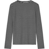 Mads Nørgaard Black/Vanilla Ice 5X5 Stripe Talika Top