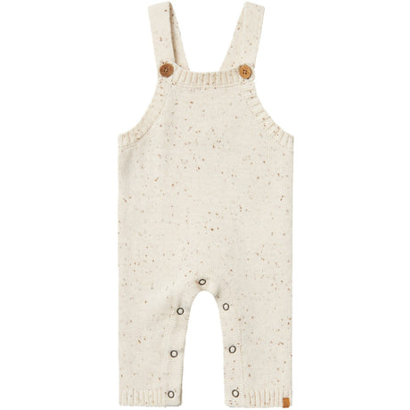 Lil'Atelier Turtledove Nbmgalto Fig Knit Overall Lil