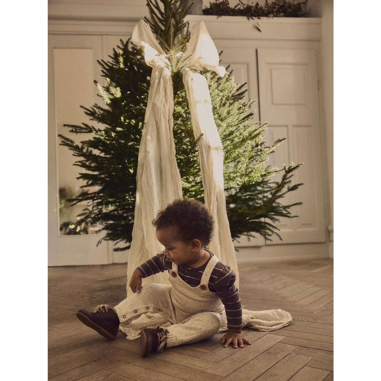 Lil'Atelier Turtledove Nbmgalto Fig Knit Overall Lil