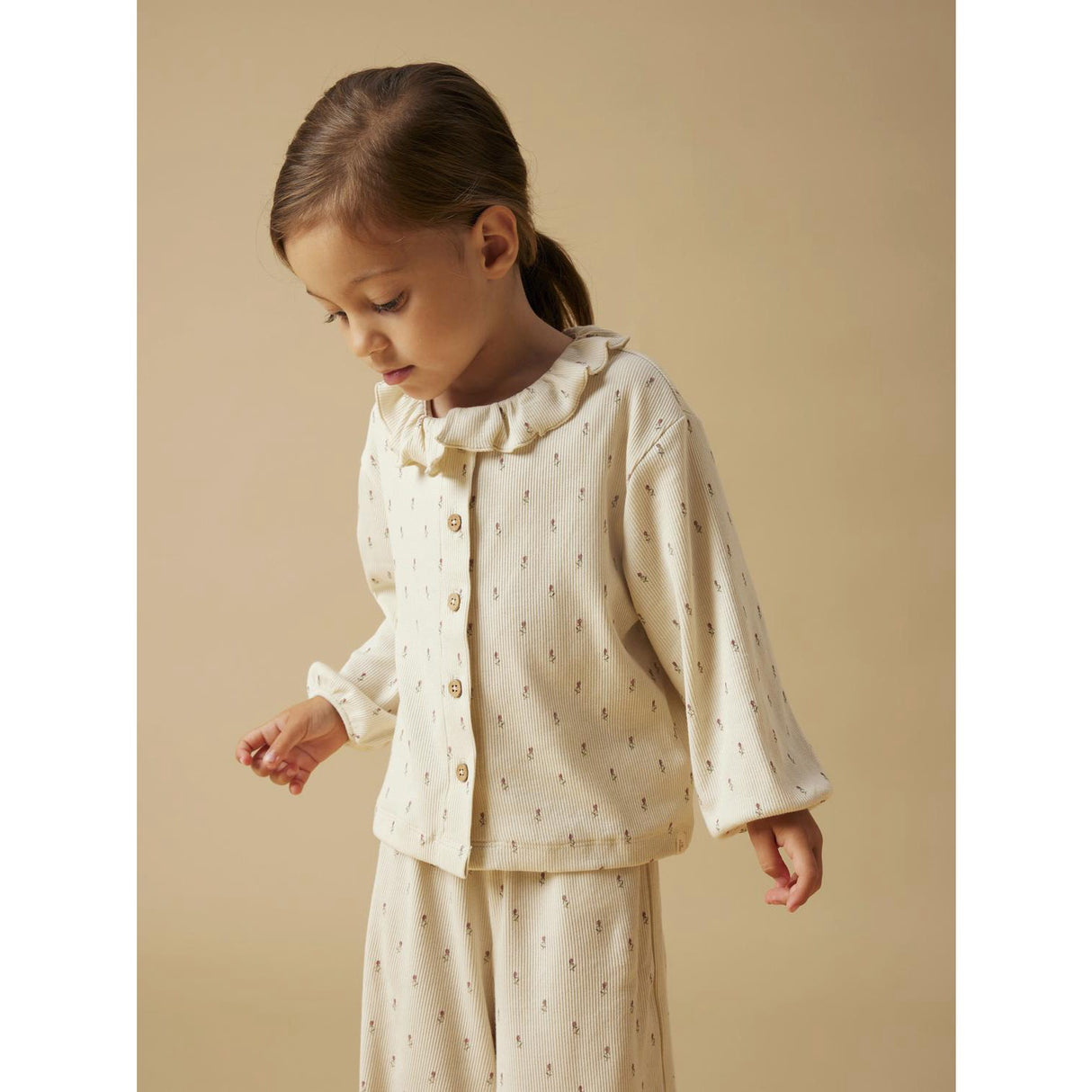 Lil'Atelier Turtledove Floral Nmfgago Rua Loose Night Set Lil