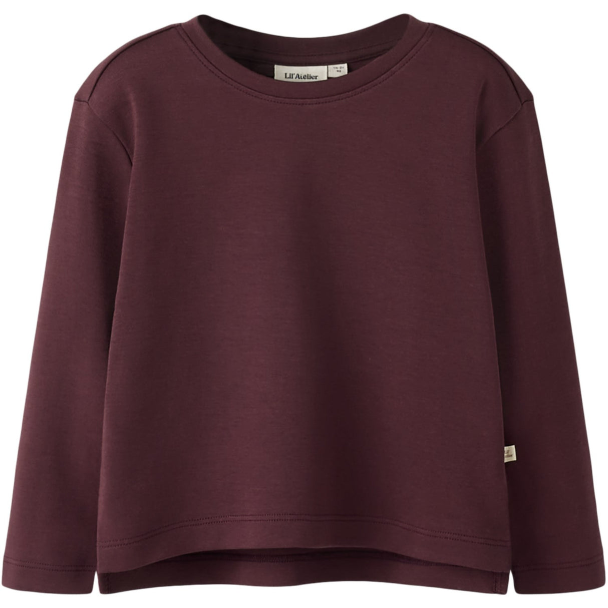 Lil'Atelier Catawba Grape Nmflimia Ls Loose Top Solid Lil